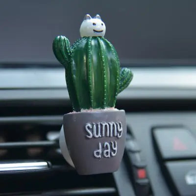 Car Air Vent Perfume Clip with 3D Cartoon Design