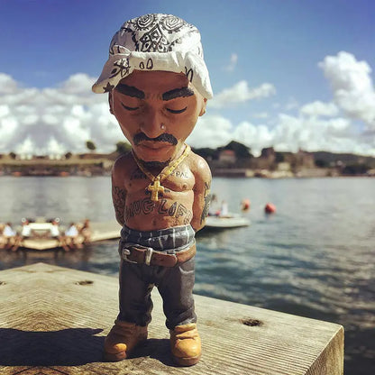 Rapper Resin Ornament for Garden Home Decor (1pc)