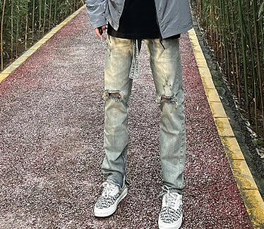 Zippered Jeans