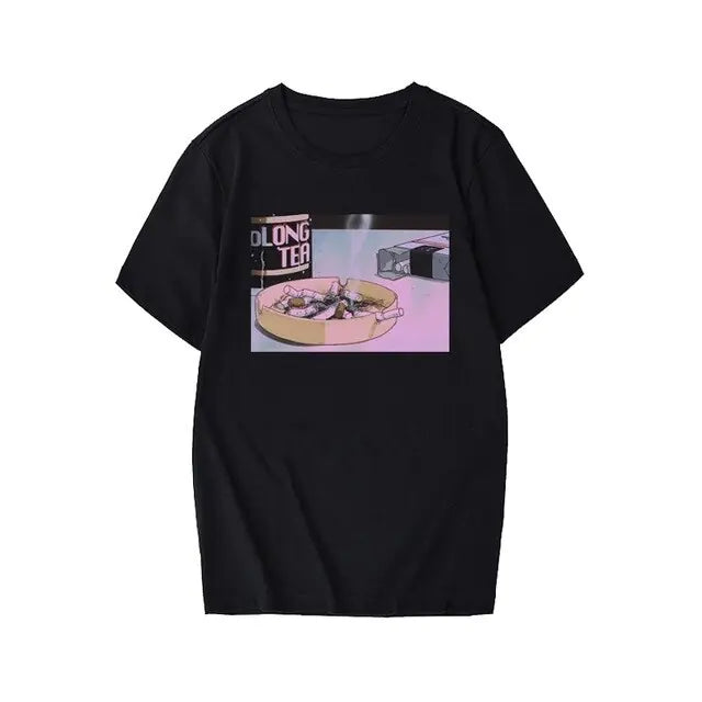 Anime Print T-Shirt for Men - Casual Summer Style