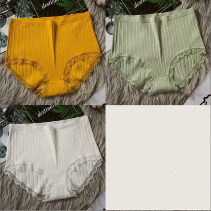 High Waist Breathable Cotton Underwear for Women