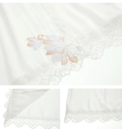 Lace Lingerie Nightwear Cami Dress with Side Split