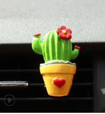 Car Air Vent Perfume Clip with 3D Cartoon Design
