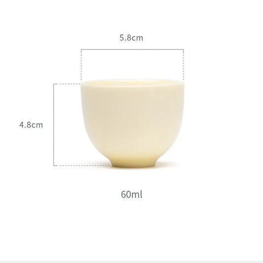 Ceramic Kung Fu Tea Cup - Jade Suet Home Tea Mug