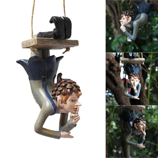 Hanging Elf Ornaments for Garden and Home Decor