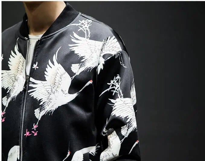Embroidered Baseball Jacket and Casual Jacket