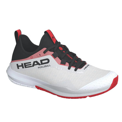 HEAD Mens Motion Pro Pickleball Sneaker White/Red 11.5
