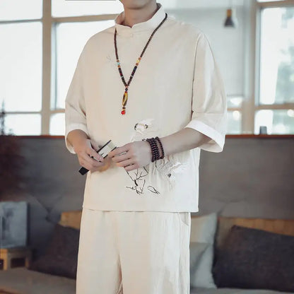Men's Summer Chinese Style Suit