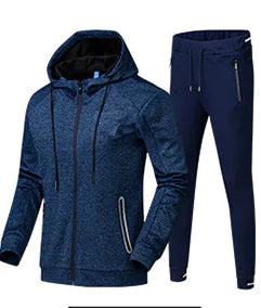 Men's Sports Tracksuit with Hoodie and Pants Set