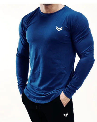 Quick Dry Long Sleeve Gym T-Shirt for Men