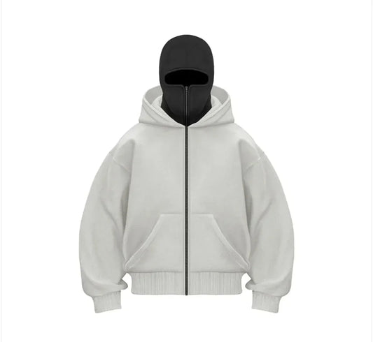 Fleece-Lined Dual Hood Sweatshirt