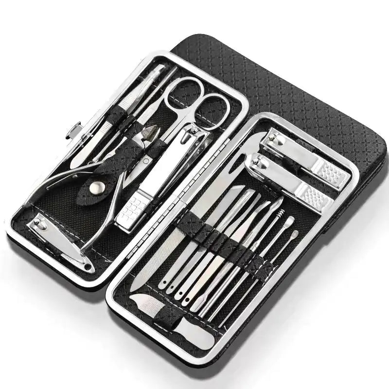 19-Piece Professional Manicure and Pedicure Tool Set