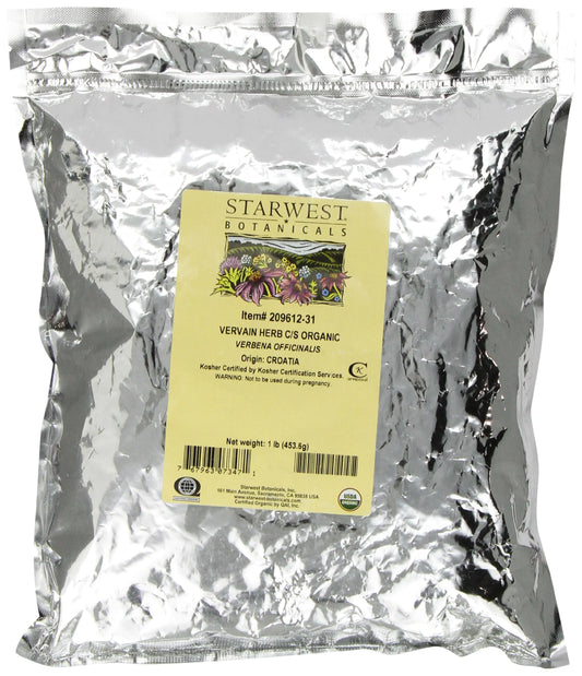 Starwest Botanicals Vervain Herb Cut/sifted 1-Pound