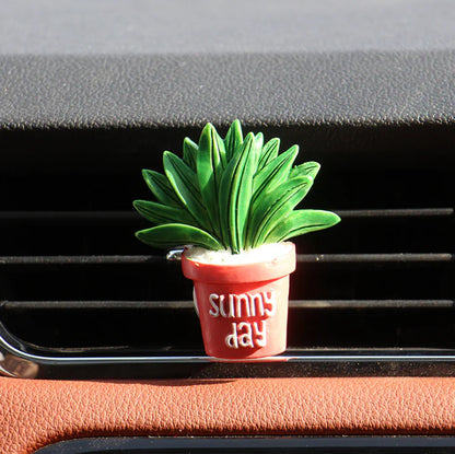 Car Air Vent Perfume Clip with 3D Cartoon Design