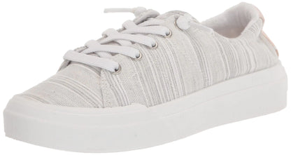 Roxy Womens Rae Sneaker Shoe Grey 7