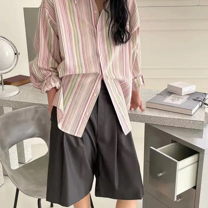 High Waist Slim Casual Shorts for Women