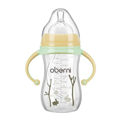 Childrens Wide Neck Bottle with Handle, Anti-Colic Design