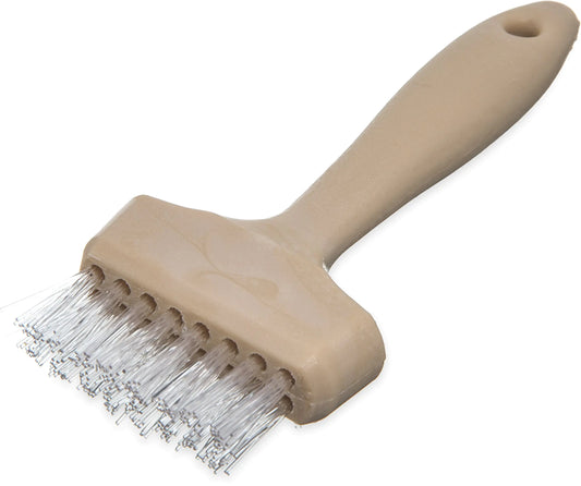 Carlisle FoodService Products 4011400 Wide Waffle Iron Brush 7" Teflon