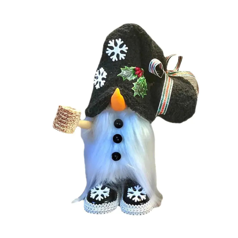 2023 Trending No-Face Doll in Pumpkin Costume Decoration