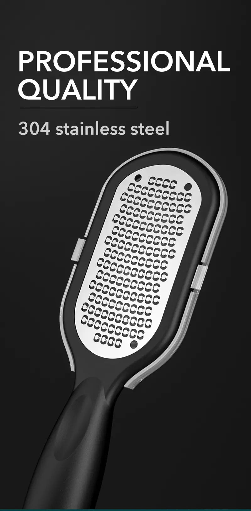 Stainless Steel Callus Remover Foot File Pedicure Tool