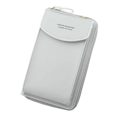 Diagonal Zipper Bag for Women’s Mobile Phones