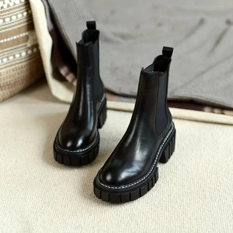 Simple Apricot Fashion Short Boot Sleeve
