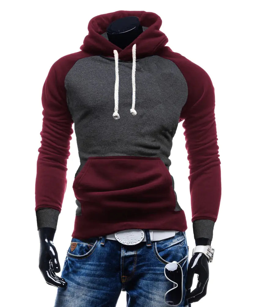 Casual Stylish Color Block Hoodie (2018 Trending)