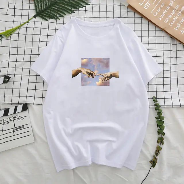 Adam's Hand Cotton T-Shirt - Street Fashion for Men