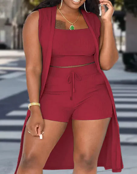 Sunken Stripe 3-Piece Suit