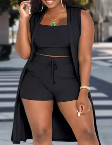 Sunken Stripe 3-Piece Suit