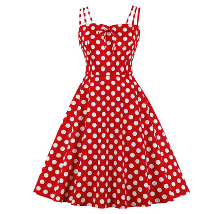 2020 Spring Dress - Slim Fit Polka Dot Cami Dress