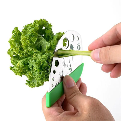 Creative 9-Hole Stainless Steel Herb Cutter Stripper