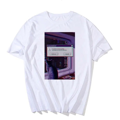 Anime Print T-Shirt for Men - Casual Summer Style