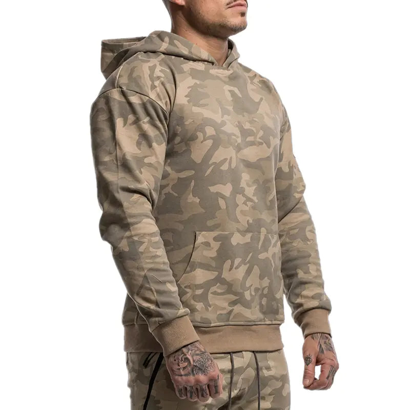 Men's Camouflage Sports Tracksuit for Fall & Winter