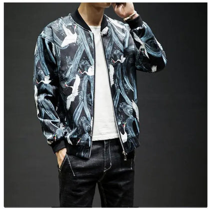 Embroidered Baseball Jacket and Casual Jacket