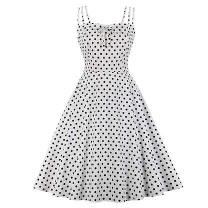2020 Spring Dress - Slim Fit Polka Dot Cami Dress