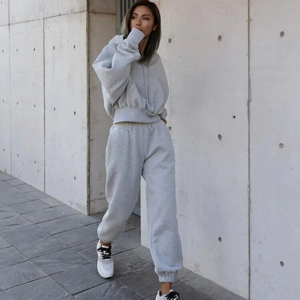 2024 Women's Casual Hoodie and Tracksuit Set