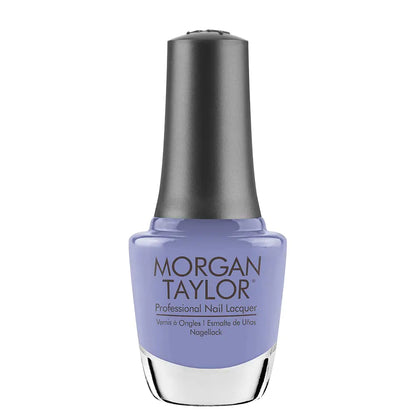 Morgan Taylor Nail Lacquer (Take Me To Your Tribe) Blue Professional Lacquer Vibrant Chip-Resistant Fast-Drying Long-Lasting High-Shine Perfect for Manicures & Pedicure 0.5 ounce.