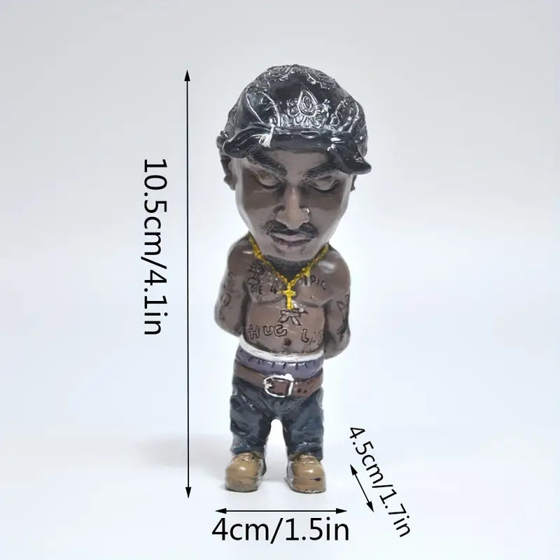 Rapper Resin Ornament for Garden Home Decor (1pc)