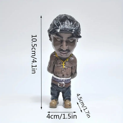 Rapper Resin Ornament for Garden Home Decor (1pc)