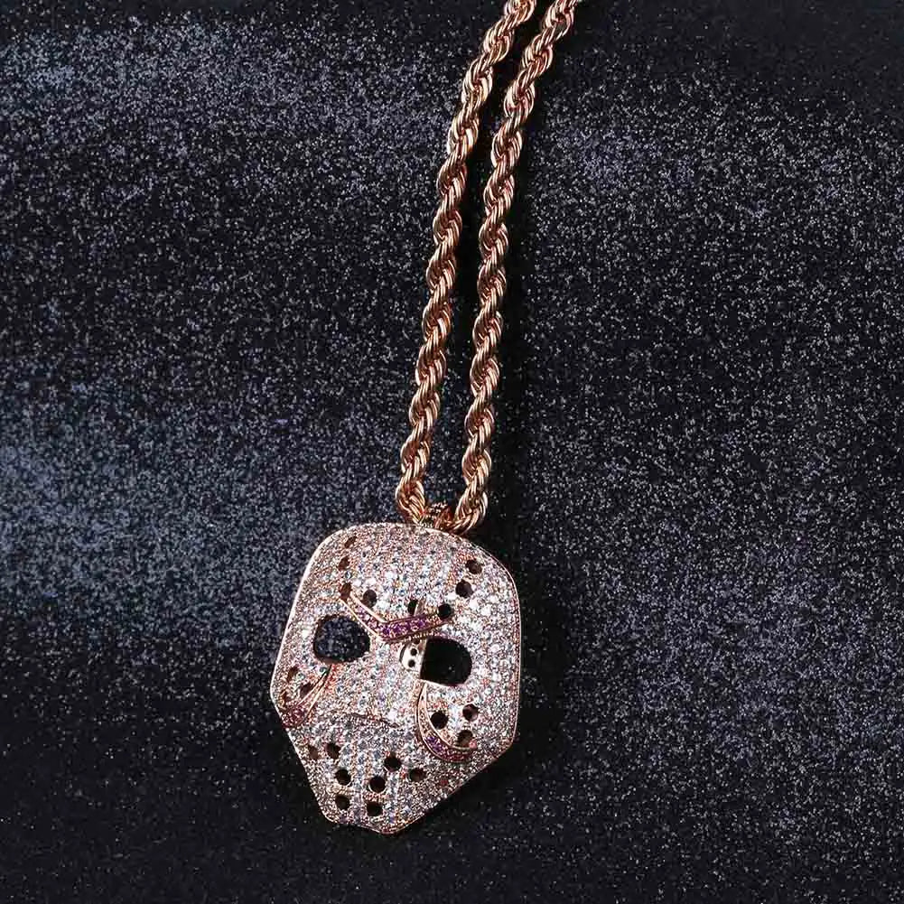Mask Necklace, Hip-Hop Necklace, Masquerade Necklace