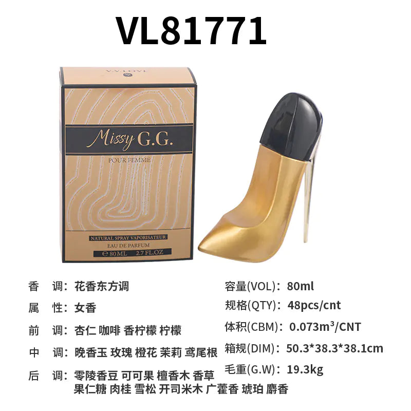 Vvlove Women's High Heels and Floral Perfume Wholesale