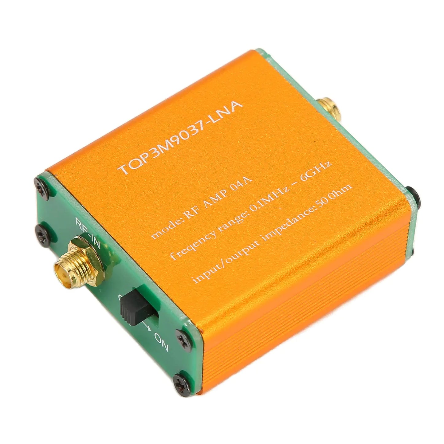 Low Noise Amplifier 20dB High Gain LNA RF Power Preamplifier Module 0.1MHz to 6GHz Full Band Low Noise Amplifier Professional Low Noise Amplifier Module Board (Shipped with Built in Battery)
