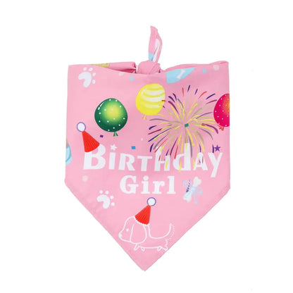 Tanpopo Cartoon Pet Birthday Hats and Bandanas