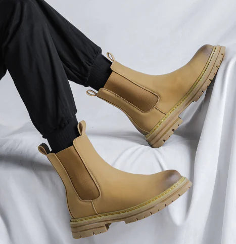 Simple Apricot Fashion Short Boot Sleeve