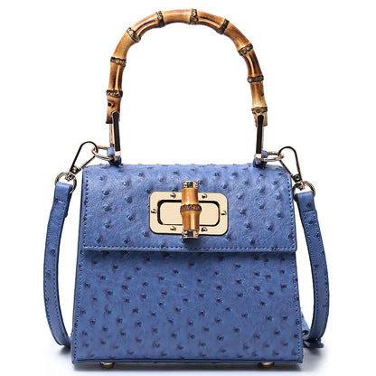 Trapezoid Bamboo Handbag