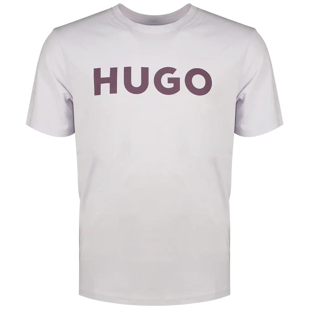 HUGO Print Logo Short Sleeve T-Shirt ICY Lilac XL