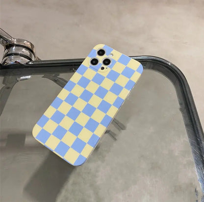 Simple Checkerboard Soft Case for Mobile Phones