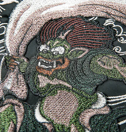 Embroidered Pilot Jacket and Baseball Jacket Combo