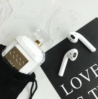 Perfume Bottle Silicone Case for Wireless Earbuds